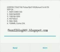 Cara hack kuota three (update). Cara Daftar Paket Tri 1gb Rp 1000 Paket Murah Kartu Terbaru Fauzil Blog 001