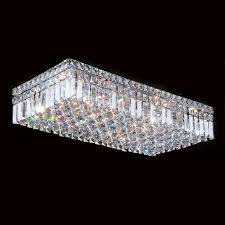 Comes with floating crystal balls to arrange as you like. W33530c24 Cascade 6 Light Chrome Finish And Clear Crystal Flush Mount Ceiling Light