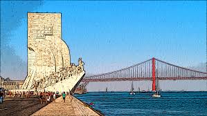 The padrão dos descobrimentos was dedicated to the portuguese entourage that established portugal in the 14th century. The Monument Of Discoveries The Padrao Dos Descobrimentos Lisbongo Lisbongo