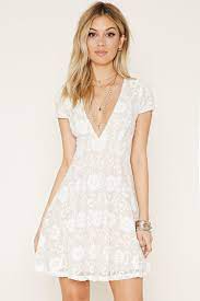 Women Dresses Women Lace Babydoll Dress Lace Dress With Sleeves Lace White Dress