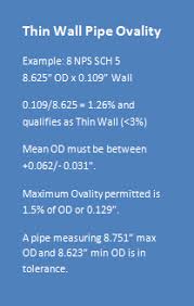 pipe sizes and tolerances rolled alloys inc