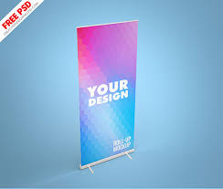 Free wall hanging banner mockup psd for indoor and outdoor advertisement. 35 Best Free X Stand Flag Roll Up Standing Banner Mockup Psd Files