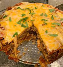 Instant Pot Beef Enchilada Casserole The Cookin Chicks Recipe Beef Enchiladas Enchilada Casserole Beef Enchilada Casserole