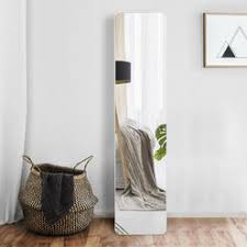 This way you enlarge the space visually, get a mirror that lets you see your whole silhouette, and you decorate the interior at once. Bedroom Mirrors Floor Kmart
