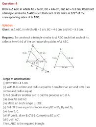 Constructions Cbse Class 10 Extra Questions With Solutions This Or That Questions Class Solutions