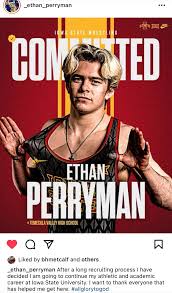 Cody Goodwin على X: "Iowa State lands a commitment from Ethan Perryman out  of Temecula Valley in CA. State champ at 120 this season, currently ranked  #11 nationally at 120, #141 overall