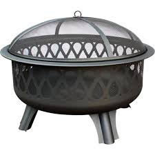 Get free shipping on qualified fire pit, wood fire pits or buy online pick up in store today in the outdoors department. Landmann Magnafire 31 5 In X 31 5 In X 21 25 In Round Steel Wood Burning Fire Pit In Black 25995 The Home Depot