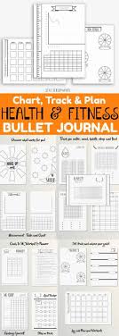 Health And Fitness Bullet Journal A Variety Of Pages Dedicated To Keeping Track Of Fo Fitness Journal Printable Bullet Journal Health Bullet Journal Tracking