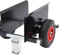 Panel Moving Dolly Heavy Duty Adjustable Panel Dolly Cart w/ 8" Pneumatic  Wheels