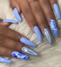 Modern Geometric Tall Wedding Centerpiece Ideas Holographic Nails Holographic Nail Designs Summer Acrylic Nails