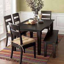 6 crate and barrel dark solid wood farmhouse dining room. Basque Java 62 Bench In Dining Benches Crate And Barrel 350 Dining Room Sets Wood Dining Chairs Dining Table Design