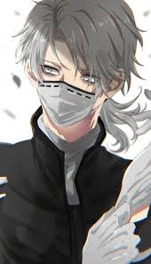 Animeboy Whitehair Mask Whiteeyes Identity Art Identity Anime Boy There are over a hundred anime characters who wear a mask or who have worn one at some point. animeboy whitehair mask whiteeyes