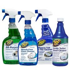 Zep Bath Cleaning Kit 4 Pack Zubrkit The Home Depot Bath Cleaning Cleaning Cleaning Supplies