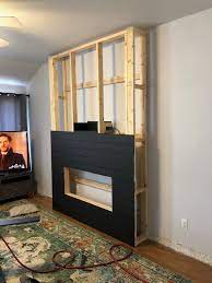 Diy Electric Fireplace Build Build A Fireplace Fireplace Built Ins Living Room Tv