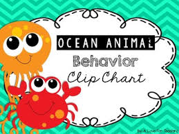 Ocean Animal Themed Behavior Chart