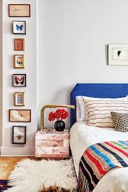 Crafting an eclectic bedroom is all about finding that right balance between what you love and what your bedroom really needs. Olga Naiman How To Add Bold Color Texture To Rental Home Home Decor Bedroom Bedroom Interior Eclectic Bedroom