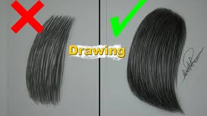 نصائح في تعليم الرسم الطريقة الصحيحة لرسم الشعر خطوة بخطوة للمبتدئين Youtube Step By Step Drawing Realistic Drawings Step By Step Hairstyles