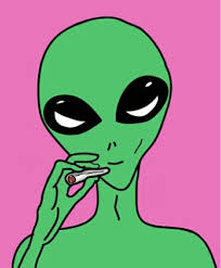 Alien Stoner Poster Pop Art Posters Pop Art Posters Hippie Painting Poster Art