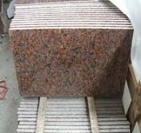 G652 maple red granite stone wall cladding tile (Chinese Fujian Xiamen  Shuitou factory)