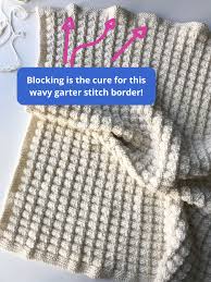 Then learn how to block your items using pin the piece into shape on the blocking board as you did for dry blocking. How To Block Knitting Blocking A Hand Knit Blanket Tutorial Final Step Of Knitting Project Fifty Four Ten Studio