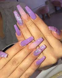 Black butterfly nail design | press on nails glue on nails false nails fake nails pink nails coffin nails summer nails. Coffin Nails Long Purple Novocom Top