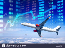 Travel Business Stock Market Chart Stock Market Data With