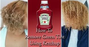How To Remove Green Tint Using Ketchup Natural Curly Hair Curly Hair Styles Naturally Curly Hair Styles Hair Tint