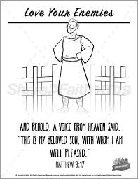 Learn about famous firsts in october with these free october printables. Matthew 5 Love Your Enemies Preschool Coloring Pages Sharefaith Kids