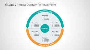 Six Segments Circular Two Process Powerpoint Diagram