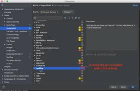 Disable Spell Checking On Intellij Idea Stack Overflow