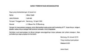 Berikut beberapa contoh surat pernyataan yang sering kali digunakan dalam kehidupan sehari dalam surat pernyataan ini menyatakan diri secara pribadi. Surat Pernyataan Pahami Jenis Dan Cara Buatnya Dengan Baik Dan Benar Cermati Com