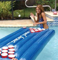 Inflatable Beer Pong Table Perfect For Spring Break Pool Beer Pong Beer Pong Tables Pool Floats