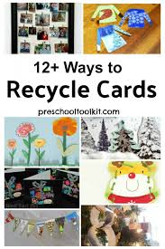 Birthday cards for toddlers to make. Fun Ways To Recycle Greeting Cards Preschool Toolkit