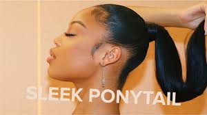 Wondering how to do a high ponytail that holds all day? Sleek Ponytail Tutorial Heatless Youtube