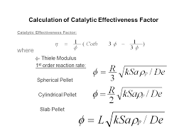 The thiele modulus was developed by ernest thiele in his paper 'relation between catalytic activity and size of particle' in 1939. L 29 Heterogeneous Catalysis And Reactor Design Ppt Video Online Download