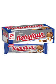 Amazon Com Baby Ruth Milk Chocolate Y Candy Bars Full Size Bulk Ferrero Candy 1 9 Oz Pack Of 24 Candy And Chocolate Bars Grocery Gourmet Food