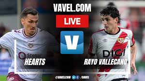 Hearts vs Rayo Vallecano LIVE Score Updates: Kickoff! (0-0)