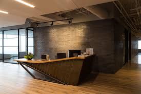 Confidential Client Milwaukee Wi Front Desk Entrance Front Desk Interior Office Interiors