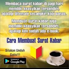 Banner Promo Aplikasi Ebook Cara Membuat Surat Kabar Url Https Play Google Com Store Apps Details Id Com Appybuilder Dedesuhaya Tutor E Book Surat Aplikasi