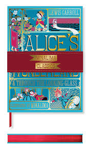 Читайте книгу alice's adventures in wonderland на английском, льюис кэрролл. Museums Galleries Minalima Alice In Wonderland Book Cover Deluxe Journals Dj375816