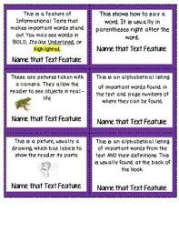 Pin By Erica Berry On Reading Ideas Text Features Informational Text Features Reading Classroom