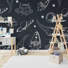 Use a faded color scheme to get a real retro feel to mimic a design from the recent past. White Cute Space Line Drawing Framed Wall Art Wall Decor Paintings Wall Coverings Decals More