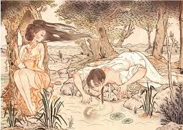 Narcissus Echo Korea Ver In 2020 Korean Art Art Humanoid Sketch