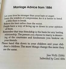 You'll need some funny marriage advice too to make everyone laugh! Marriage Advice That S Not Outdated Even From 1886 Marriage Quotes Funny Funny Marriage Advice Marriage Advice