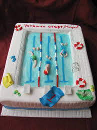 My First Swimming Pool Cake Graduation Pool Cake Swimming Pool Cake Swimming Cake