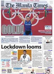 Philippine news tagalog newspaper boarding pass travel viajes journaling file system destinations traveling. Hidilyn Wins Page One Businessworld