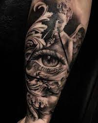Tattoo Vorlagen Realistic Tattoo Sleeve All Seeing Eye Tattoo Realism Tattoo