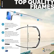 Rio Ray St. Augustine Sunglasses With A White Frame And Smoke Grey Lens,  White, One size: Buy Online at Best Price in UAE