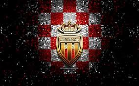 Excellent condition, over 20 years old. Download Wallpapers As Monaco Glitter Logo Ligue 1 Red White Checkered Background Soccer Monaco Fc French Football Club As Monaco Logo Mosaic Art Football France For Desktop Free Pictures For Desktop Free