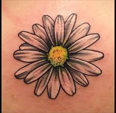 April Daisy For 1 4 Sleeve No Colour Dovme Fikirleri Dovme Tattoo